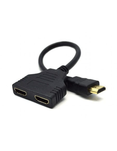 Splitter con cable HDMI 1M 2H
