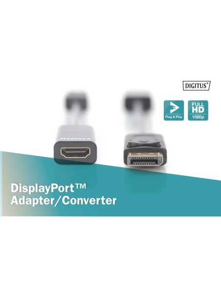 ADPATADOR DISPLAY PORT HDMI M/H 0.15MTS.