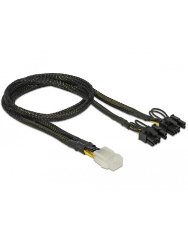 Cable de alimentación PCI Express 6 contactos hembra - 2 x 8 contactos macho 30 cm