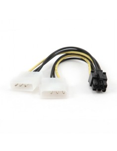 Cable adaptador de alimentación interno para PCI Express, 6 pines a Molex x 2 piezas