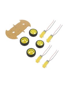 CHASIS COCHE 4 RUEDAS & 4 MOTORES