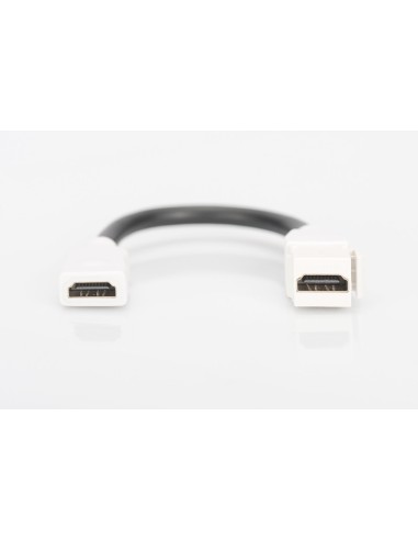 Módulo Keystone HDMI 2.0 con cable de 12 cm (Hembra/Hembra)