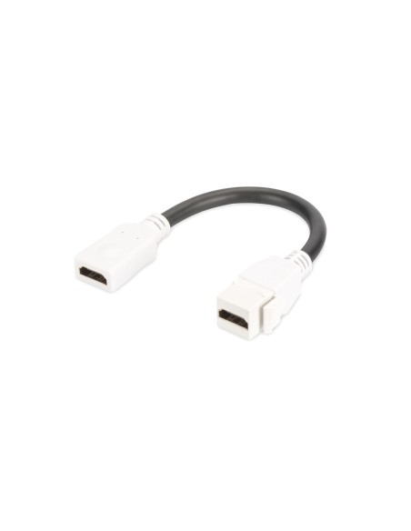 Módulo Keystone HDMI 2.0 con cable de 12 cm (Hembra/Hembra)