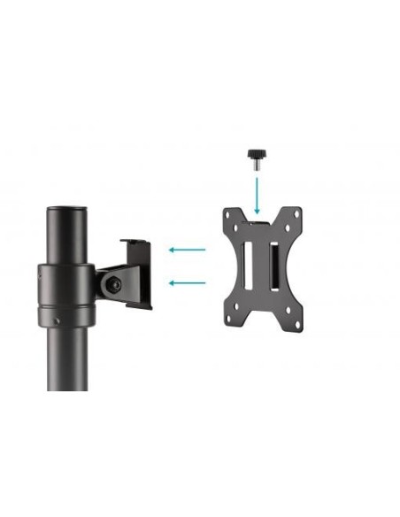 Columna de soporte para monitor universal sencilla