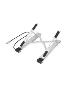 Soporte variable para notebook con hub USB-C™ integrado, 5 puertos
