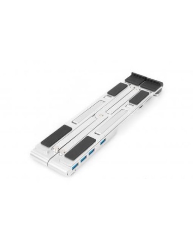 Soporte variable para notebook con hub USB-C™ integrado, 5 puertos