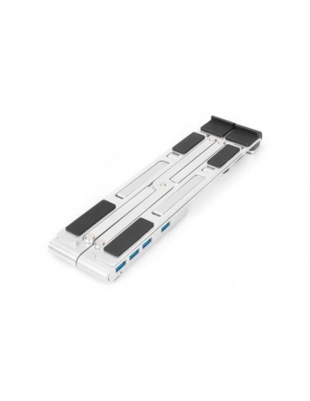 Soporte variable para notebook con hub USB-C™ integrado, 5 puertos