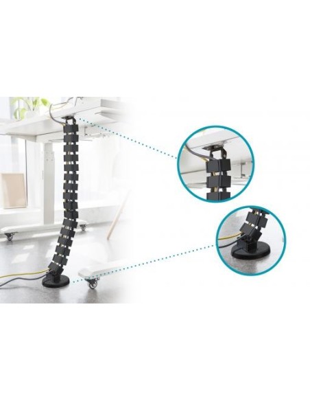 Guía pasacables flexible de longitud ajustable