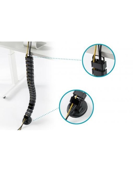 Guía pasacables flexible de longitud ajustable