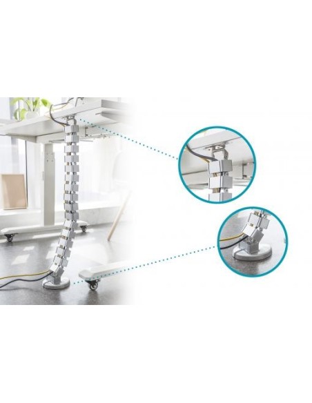 Guía pasacables flexible de longitud ajustable