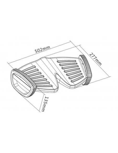 Reposapiés ergonómico activo con función de balanceo