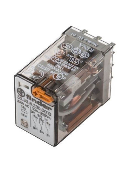 RELE FINDER 3PDT ENCUFABLE 230Vac 10A