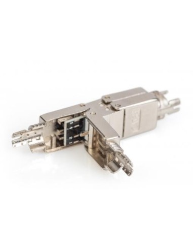 CONECTOR RJ45 CAT 6A, 500 MHz para AWG 22-26, FTP con capuchón roscado metálico