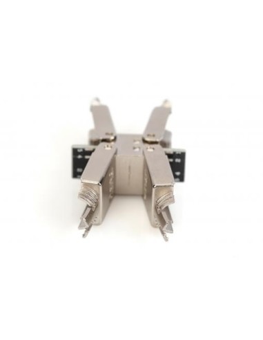 CONECTOR RJ45 CAT 6A, 500 MHz para AWG 22-26, FTP con capuchón roscado metálico