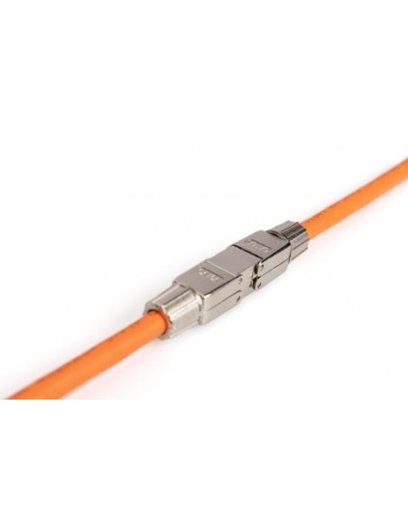 CONECTOR RJ45 CAT 6A, 500 MHz para AWG 22-26, FTP con capuchón roscado metálico