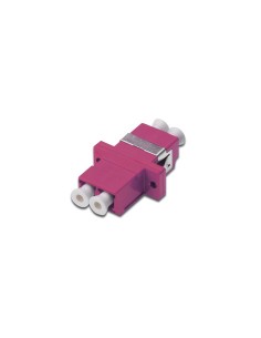 Adaptador Duplex LC/LC, OM4, color rosa
