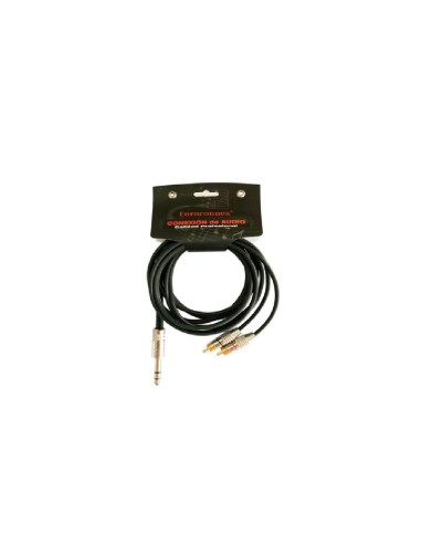 CABLE 2MT ST.6.35 A 2-RCA-MACHO