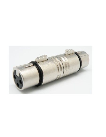 ADAPTADOR XLR 3CTS HEMBRA-HEMBRA
