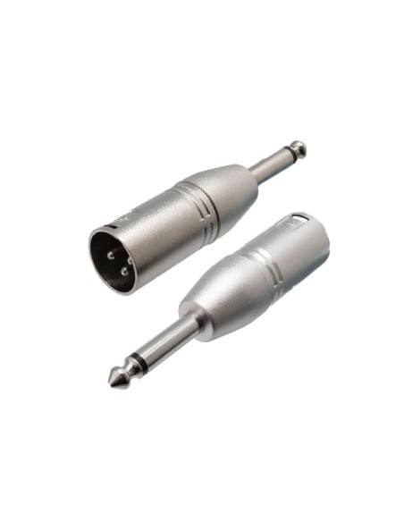 ADAPTADOR XLR3 MACHO/JACK MACHO 6.3MO