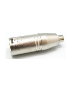 ADATADOR XLR-3 MACHO A RCA HEMBRA