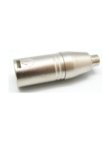 ADATADOR XLR-3 MACHO A RCA HEMBRA