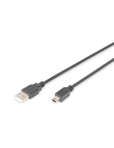 Cable USB-A 2.0 A Mini USB-B 1,8mts M/M