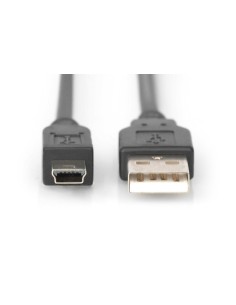 Cable USB-A 2.0 A Mini USB-B 3mts M/M 2