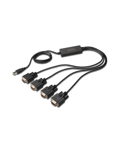 Adaptador USB 2.0 a 4x RS232