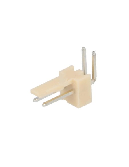 CONECTOR MACHO NS25 PCB ACODADO 90º 2 CTS PASO 2'54mm