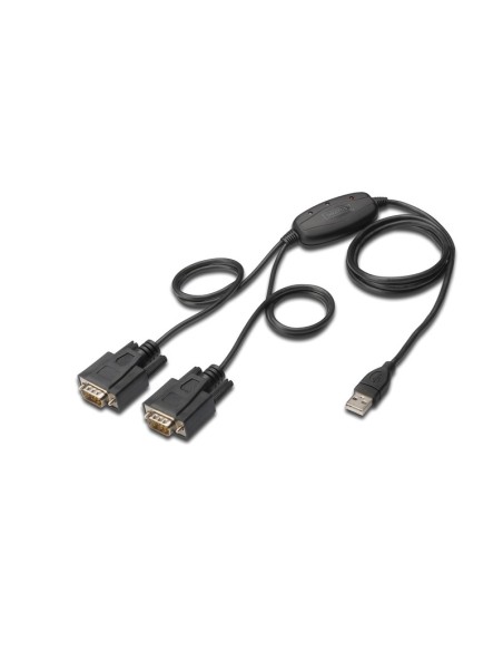 ADAPTADOR USB 2.0 2 PUERTOS SERIE RS232