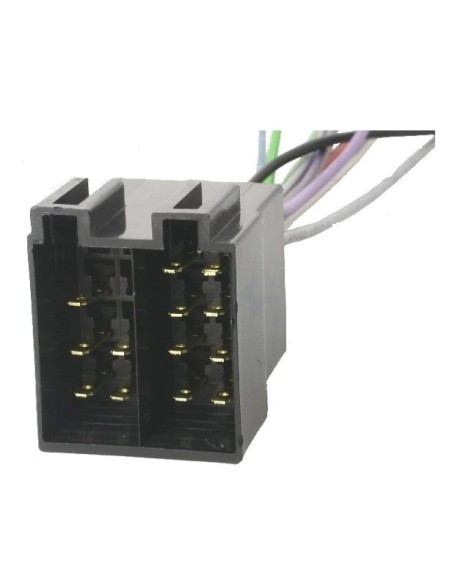 CONECTOR AUTORRADIO ISO HEMBRA PIN MACHO