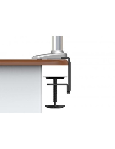 Soporte monitor sobremesa con resorte de gas y fijación para escritorio