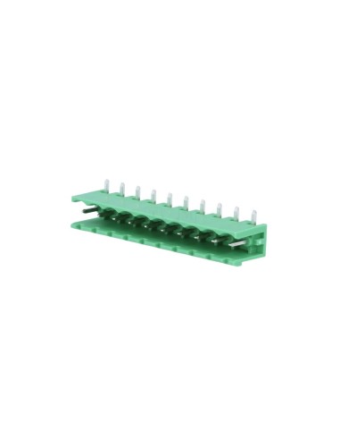 BORNE MACHO PCB ACODADA 10 CTS
