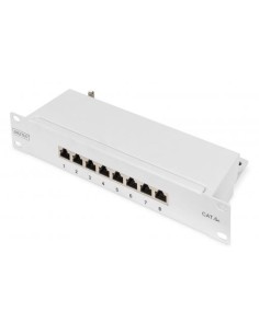 Patch panel CAT 6A, clase E, apantallado 10" 2