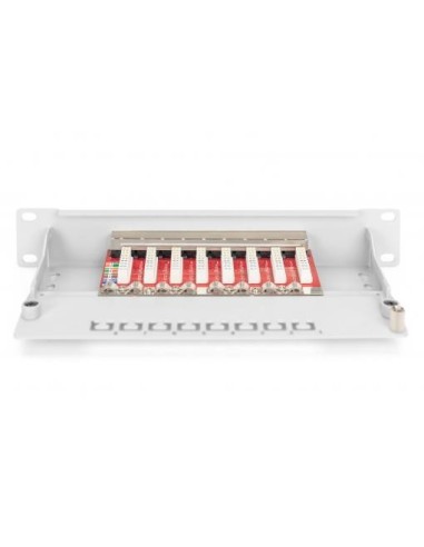 Patch panel CAT 6A, clase E, apantallado 10"