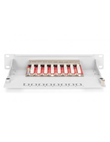Patch panel CAT 6A, clase E, apantallado 10"