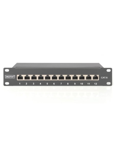 Panel de conexión RJ45 Cat6 FTP 10" 12x