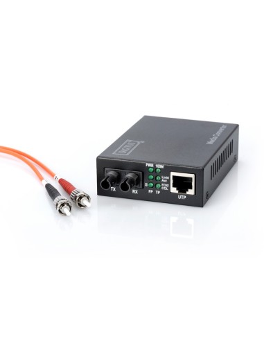 Convertidor de medios Fast Ethernet RJ45 / ST