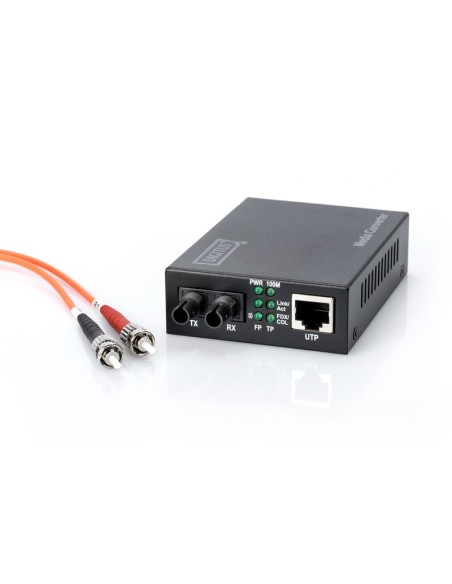 Convertidor de medios Fast Ethernet RJ45 / ST