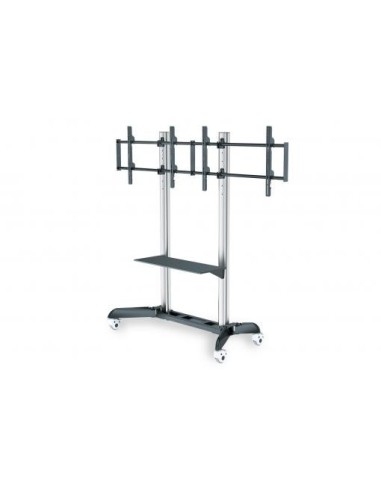 Soporte Carro de presentación de TV doble