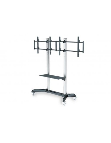 Soporte Carro de presentación de TV doble