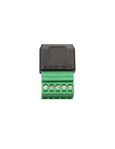 Conector USB A macho con terminales