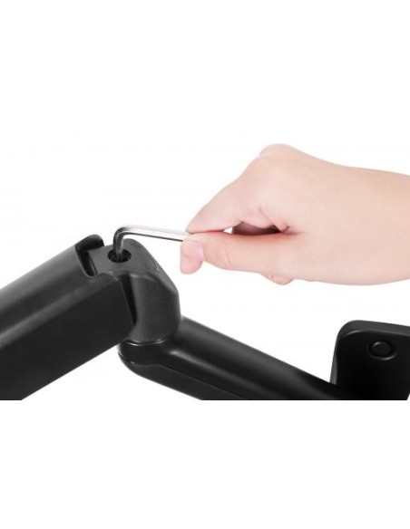 Soporte 32" de pared universal para monitor con muelle neumático y brazo giratorio