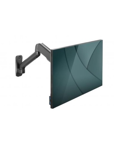 Soporte 32" de pared universal para monitor con muelle neumático y brazo giratorio