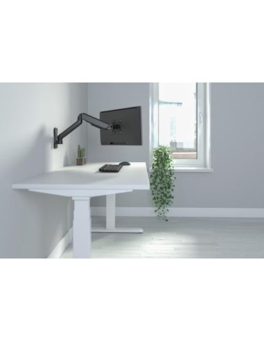 Soporte 32" de pared universal para monitor con muelle neumático y brazo giratorio