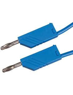 CABLE BANANA-BANANA AZUL 1M 60V 16A HIRSCHMANN