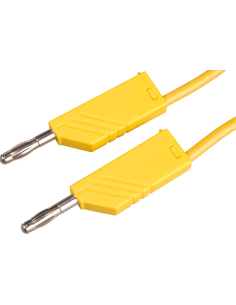 CABLE BANANA-BANANA AMARILLA 1M 60V 16A HIRSCHMANN