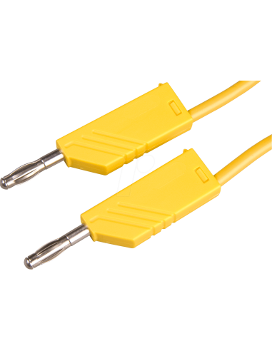 CABLE BANANA-BANANA AMARILLA 1M 60V 16A HIRSCHMANN
