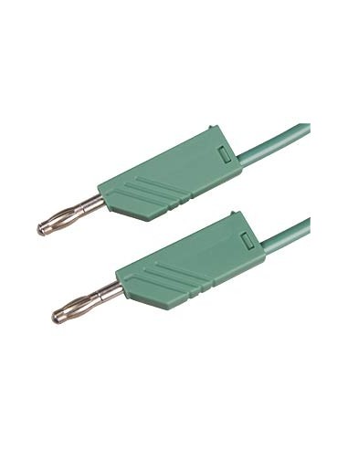 CABLE BANANA-BANANA VERDE 1M 60V 16A HIRSCHMANN