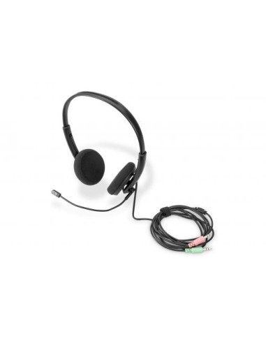 Auricular de oficina On Ear con reducción de ruidos, 3,5 mm estéreo